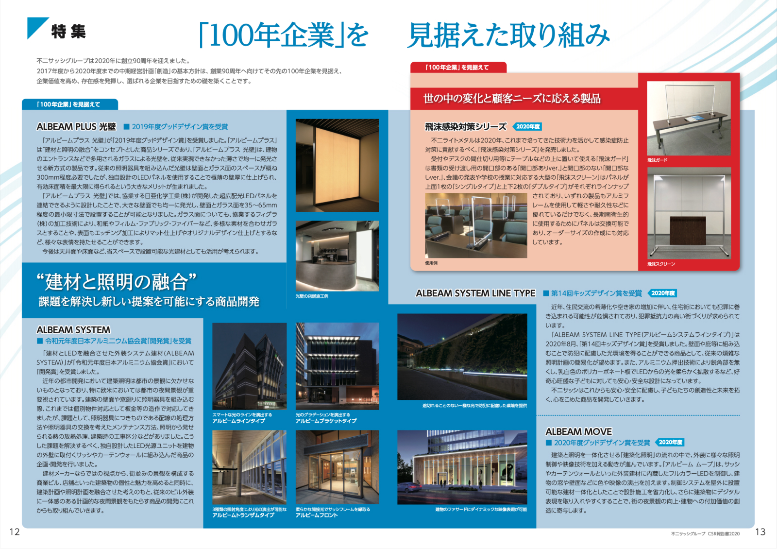 不二サッシ CSR報告書 2020